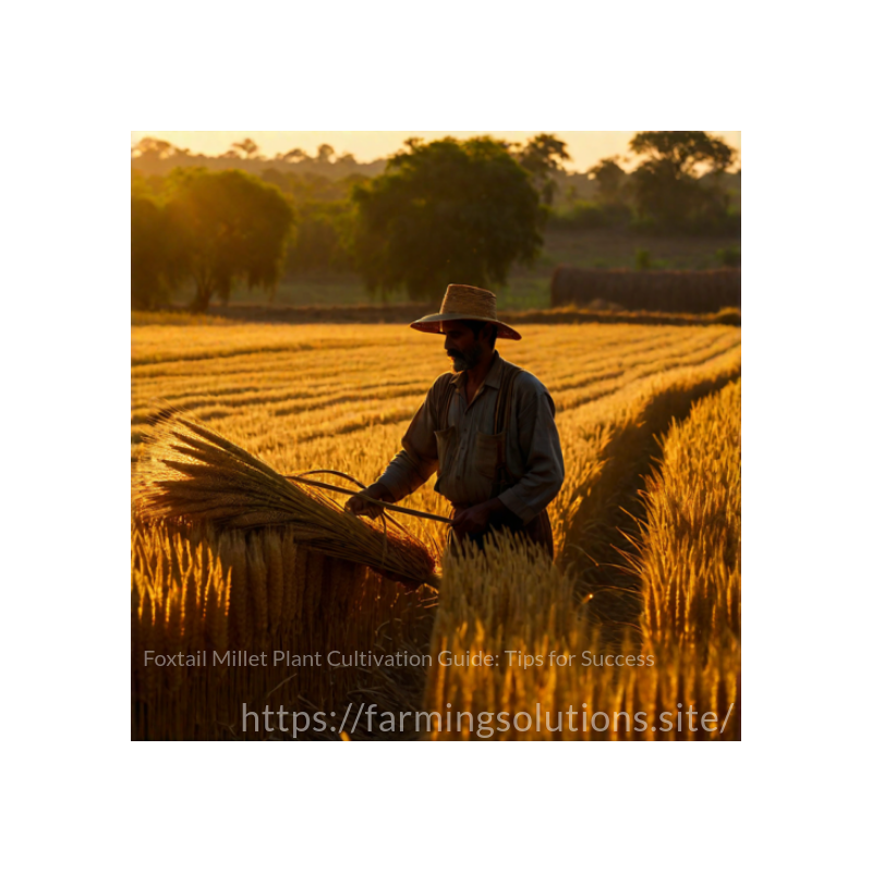 Foxtail Millet Plant Cultivation Guide Tips for Succes